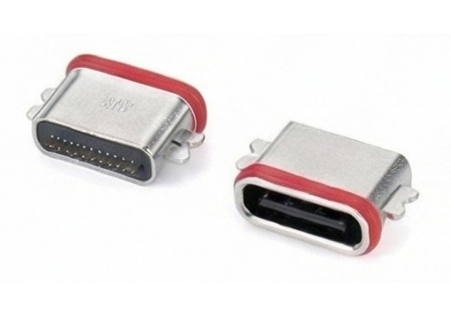 TYPE-C 16P 沉板压铸防水 1.6